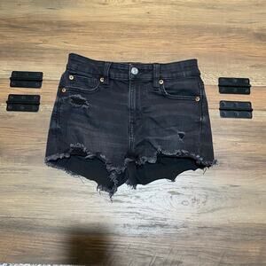 American Eagle next stretch, black shorts
